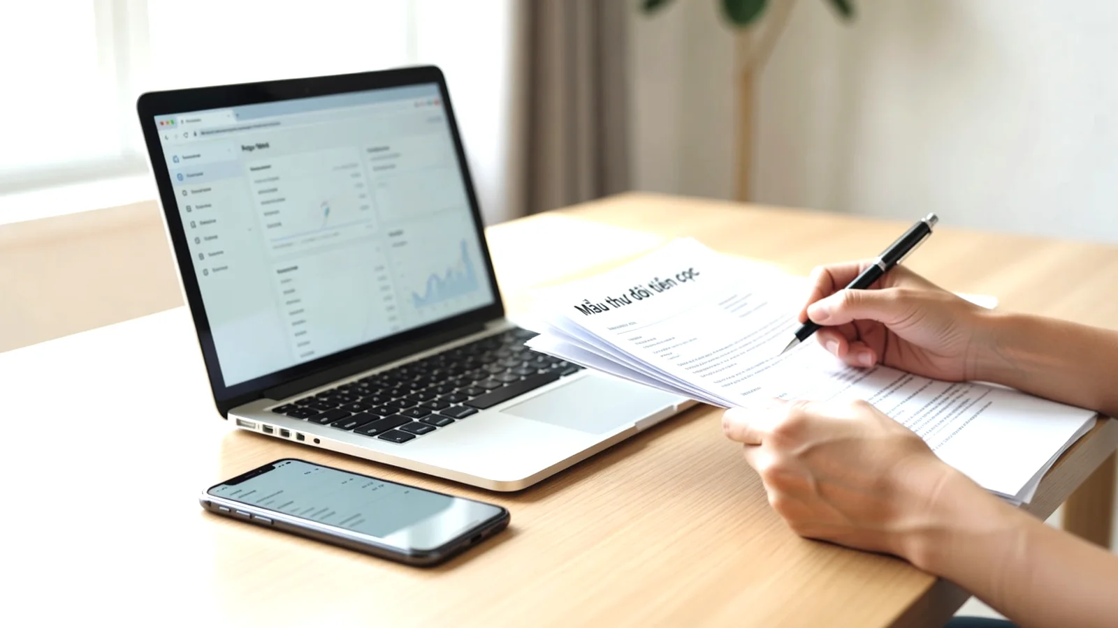 Công cụ mẫu thư đòi tiền cọc online