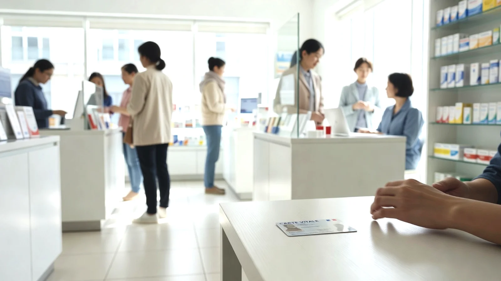 Đi khám chưa có Carte Vitale: lấy remboursement
