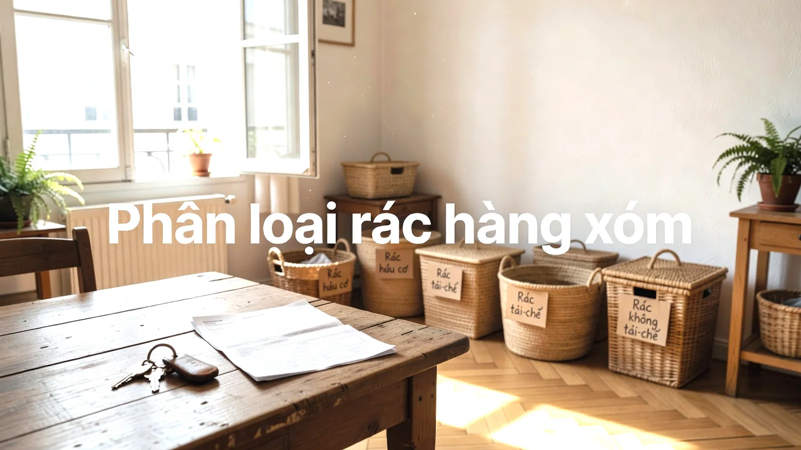 Phân loại rác & hàng xóm ở Pháp 2026